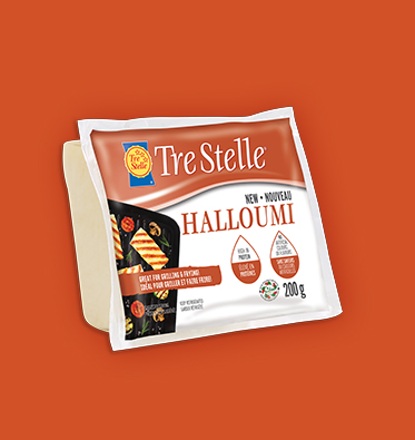 Tre Stelle® Halloumi Appetizer With Pear Crostini Recipe