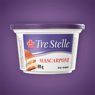 Grilled strawberries with Tre Stelle® Mascarpone Cream 