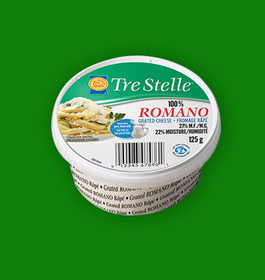 Tre Stelle® Romano Cheese Soup with Cheesy Popcorn