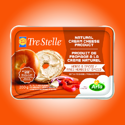 Adult Lunchable with Veggies, Salami & Tre Stelle® Herb and Spices Cream Cheese