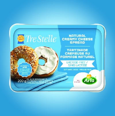 Lunch Baguette with Tre Stelle® Lactose Free Cream Cheese