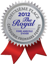 Gagnant 2012 de la deuxième place
dans la catégorie Fromages fermes
de la Foire agricole d'hiver The Royal
(Havarti Dofino® 25 % moins de gras)