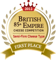 2012 First Place Winner
Semi-Firm Cheese Type
85th British Empire Cheese Competition
(Dofino® Creamy Havarti)
