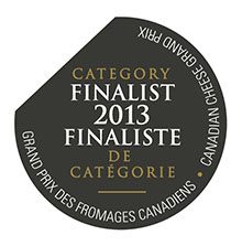 Finaliste 2013 de catégorie
Catégorie des fromages non affinés
Grand Prix des fromages canadiens des Producteurs laitiers du Canada
