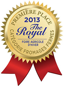 Gagnant 2013 de la première place
dans la catégorie Fromages fermes
de la Foire agricole d'hiver The Royal
(Havarti Crémeux Dofino®)